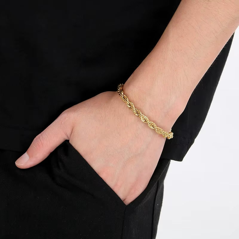 Pulsera Aura™ — Elegancia Minimalista en Oro 18K