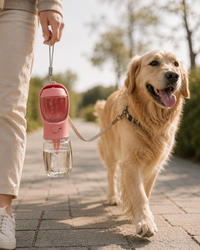 2-in-1 Travel Water & Food Bottle for Dogs & Cats
