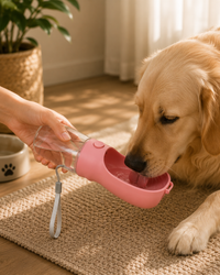 2-in-1 Travel Water & Food Bottle for Dogs & Cats