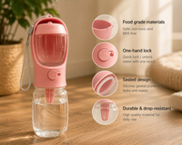 2-in-1 Travel Water & Food Bottle for Dogs & Cats