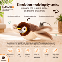 Interactive Flapping Bird Cat Toy — Touch Activated