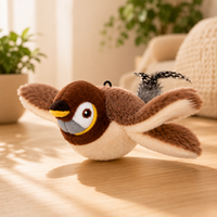 Interactive Flapping Bird Cat Toy — Touch Activated