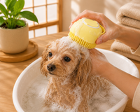Silicone Bath Massage Glove — Dogs & Cats