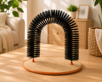 Cat Self-Grooming Arch — Scratch, Massage & Play