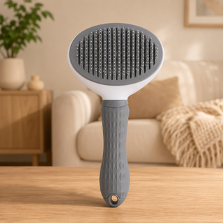 Self-Cleaning Grooming Brush — Dogs & Cats